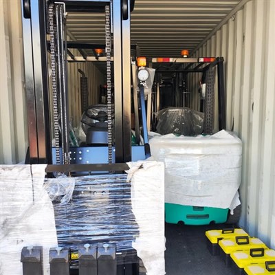 Nieuwe levering vorkheftrucks geëxporteerd naar Saoedi -Arabië